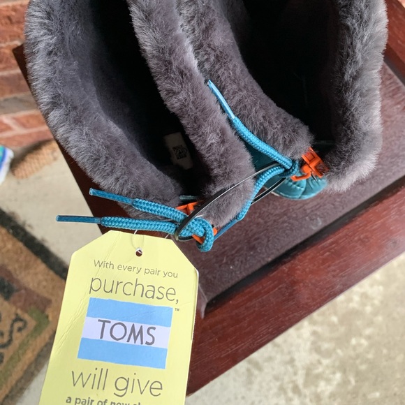 NWT Toms Stellar Blue Quilted Women’s Inez Winter Boots 🥾 Size 6 - Picture 7 of 14